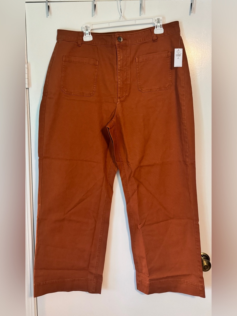 NWT Old Navy Women’s High Rise Wide Leg Ankle Chino size 16 tall